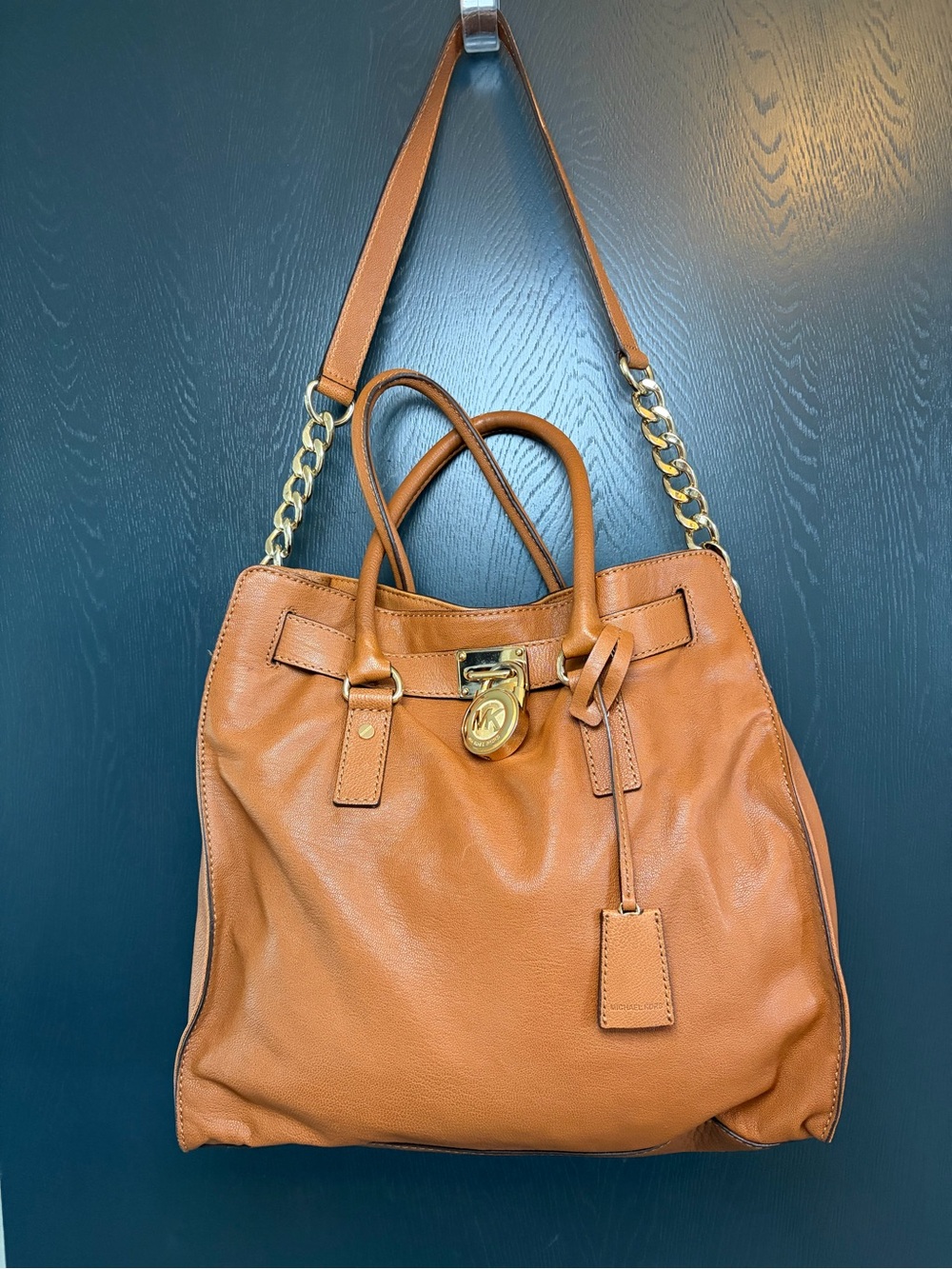 Michael Kors Brown Leather Shoulder Bag Tote